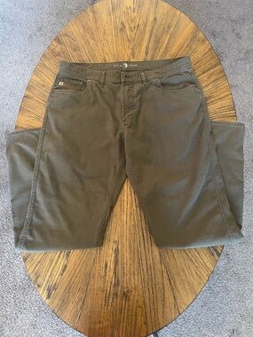 Duck Head Olive Straight Leg Pants